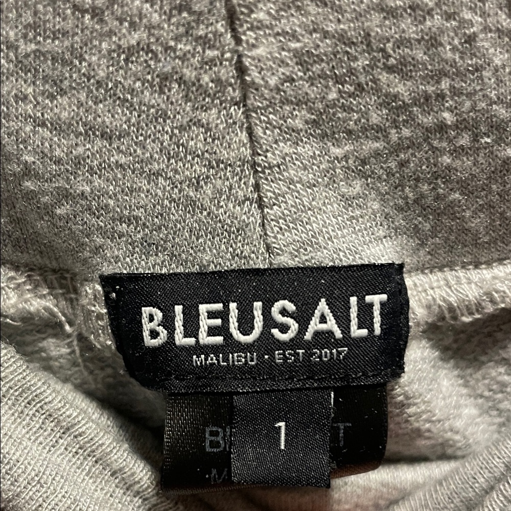 Bleusalt Heather Grey High-Waisted Pajama Pants size 1 - Picture 4 of 6